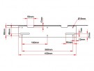 Skiltbrakett til ledbar eller 3 lamper  1605-3024 thumbnail